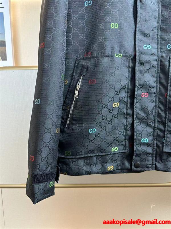 グッチ コピー 2026新作 GUCCI ブラック ジャケット 希少 レア デザイン性抜群