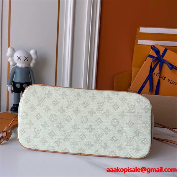 大容量 トートバッグ ベージュ 通勤・通学対応 ショルダー付き LOUIS VUITTON ルイヴィトン コピー