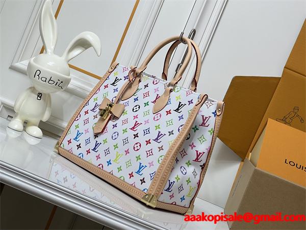 話題 マルチカラーモノグラム LOUIS VUITTON ルイヴィトン コピー トートバッグ 高級感 大容量