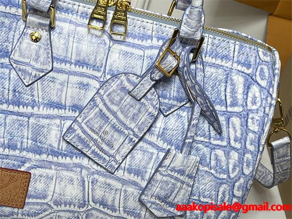 数量限定 クロコ調デザイン LOUIS VUITTON ルイヴィトン コピー ミニボストンバッグ 高級感