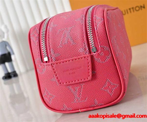 注目カラー モノグラム ポーチ コンパクト 小物収納 LOUIS VUITTON ルイヴィトン コピー