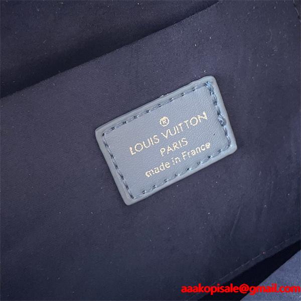 LOUIS VUITTON ルイヴィトン コピー トレンド素材 デニム ハンドバッグ 上品カジュアル