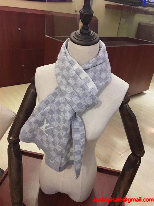 定番チェック柄 マフラー シンプル 防寒アイテム LOUIS VUITTON ルイヴィトン コピー