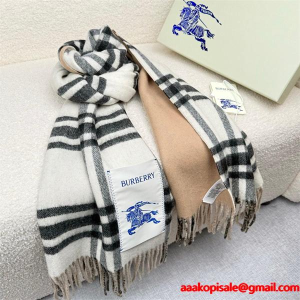 定番チェック柄 ストール  肌触り良好 冬コーデ BURBERRY バーバリー コピー