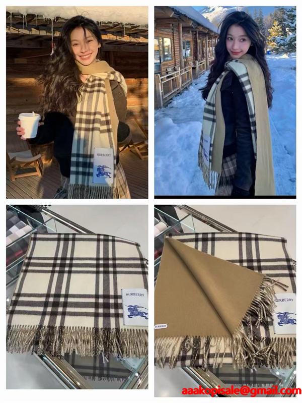 定番チェック柄 ストール  肌触り良好 冬コーデ BURBERRY バーバリー コピー