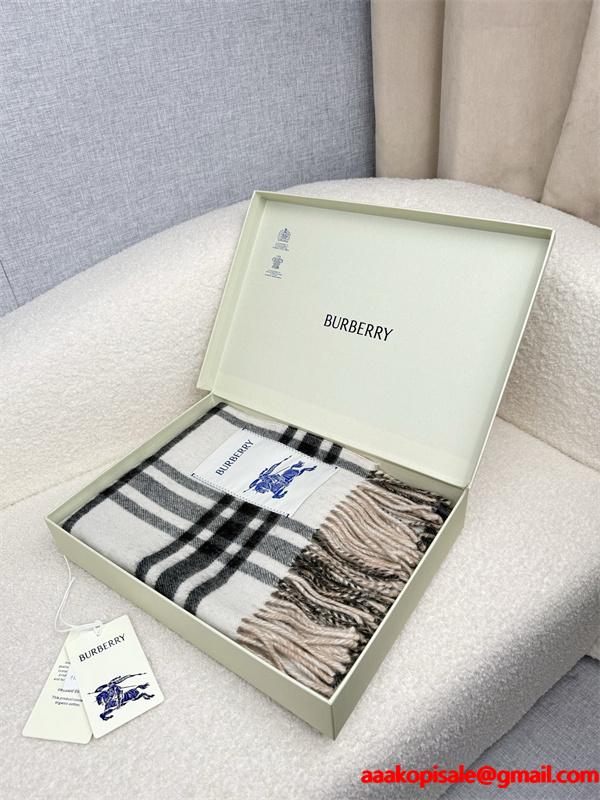 定番チェック柄 ストール  肌触り良好 冬コーデ BURBERRY バーバリー コピー