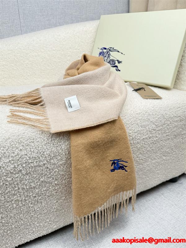 BURBERRY バーバリー コピー 上質素材 マフラー ベージュ 温かさ カジュアル