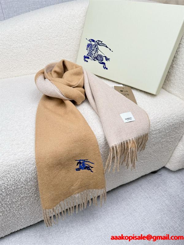 BURBERRY バーバリー コピー 上質素材 マフラー ベージュ 温かさ カジュアル