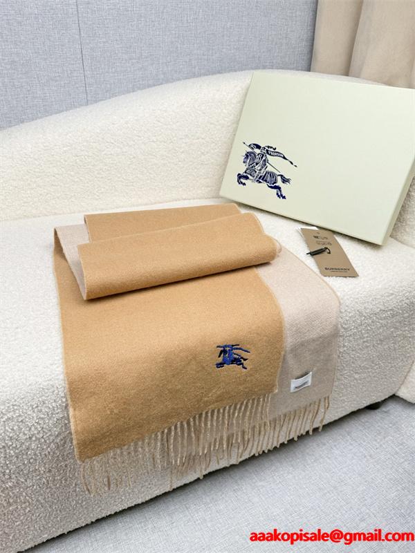 BURBERRY バーバリー コピー 上質素材 マフラー ベージュ 温かさ カジュアル