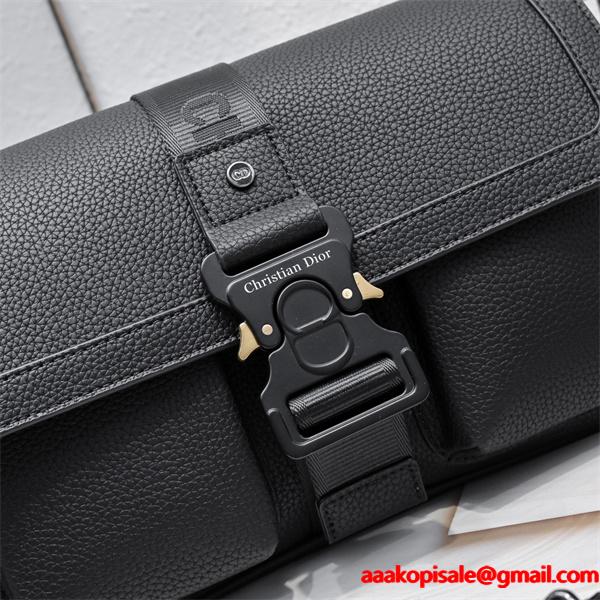 高級感漂う ブラック ショルダーバッグ シンプル DIOR ディオール コピー