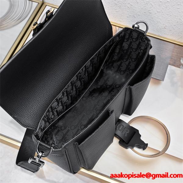  高級感漂う ブラック ショルダーバッグ シンプル DIOR ディオール コピー