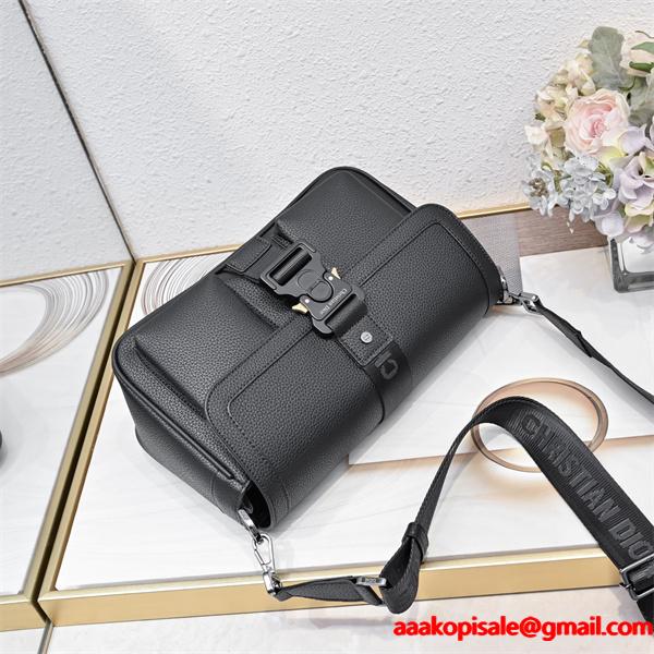  高級感漂う ブラック ショルダーバッグ シンプル DIOR ディオール コピー