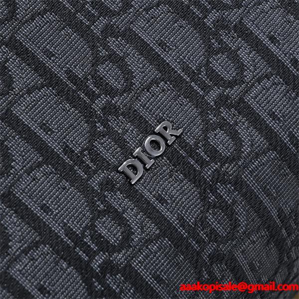 実用性抜群 ボックスポーチ ダブルファスナー 小物収納 DIOR ディオール コピー