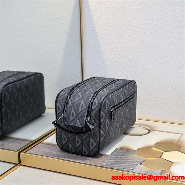 スタイリッシュ DIOR ディオール コピー ボックスポーチ 幾何 軽量 コンパクト