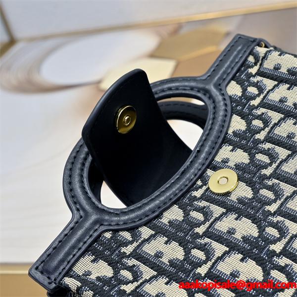 DIOR ディオール コピー コンパクト ハンドル付き ショルダーバッグ 上品