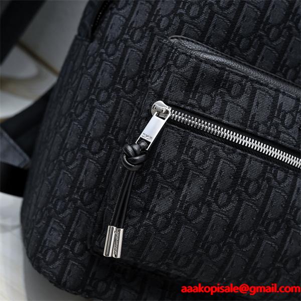 DIOR ディオール コピー 定番総柄 デイパック リュック  収納力 カジュアル