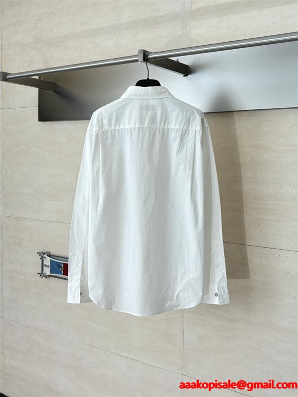 LOUIS VUITTON　SS26 春夏 1854刺繍ロゴ長袖シャツルイヴィトンシャツコピートレンド新作