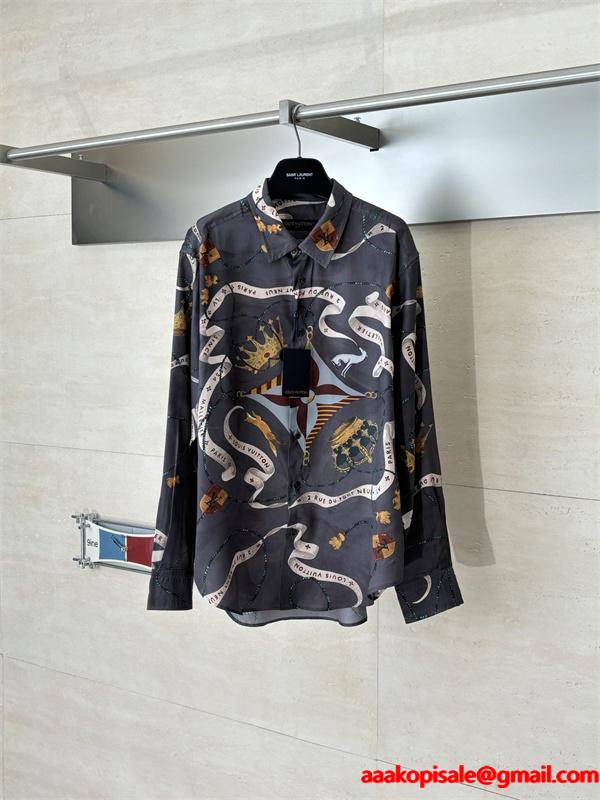 LV SS26 春夏 ルイヴィトンシャツスーパーコピーＮ級品メンズファッションお洒落コーディネート 