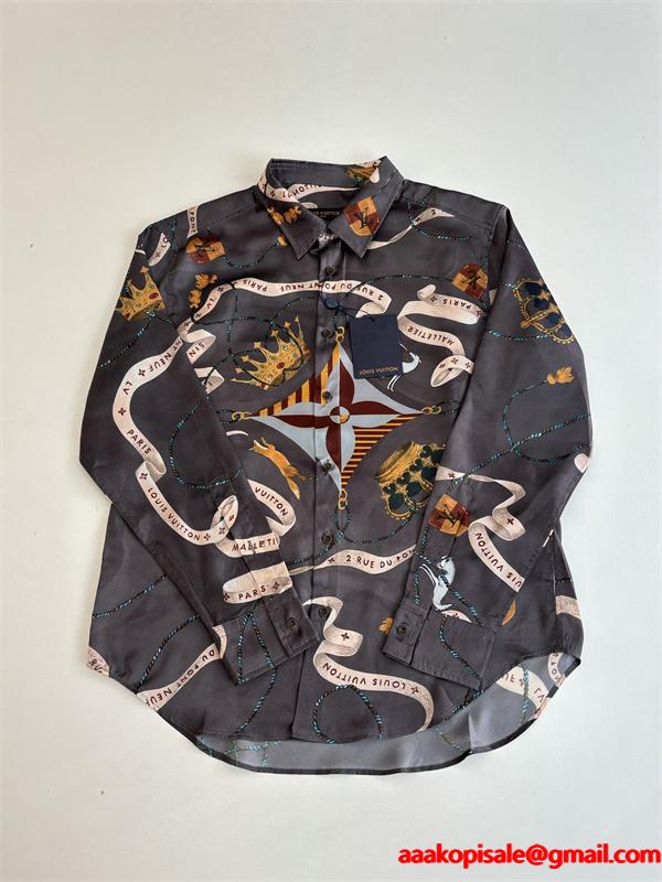 LV SS26 春夏 ルイヴィトンシャツスーパーコピーＮ級品メンズファッションお洒落コーディネート 