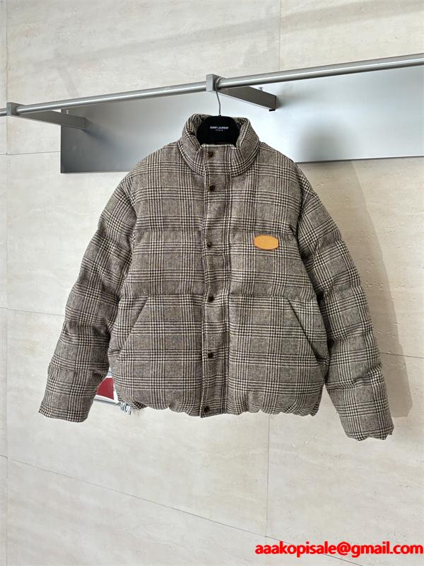 LV 新作 ルイヴィトン綿ジャケットスーパーコピー26SS  防寒性抜群ツイードチェックのスタンドカラー