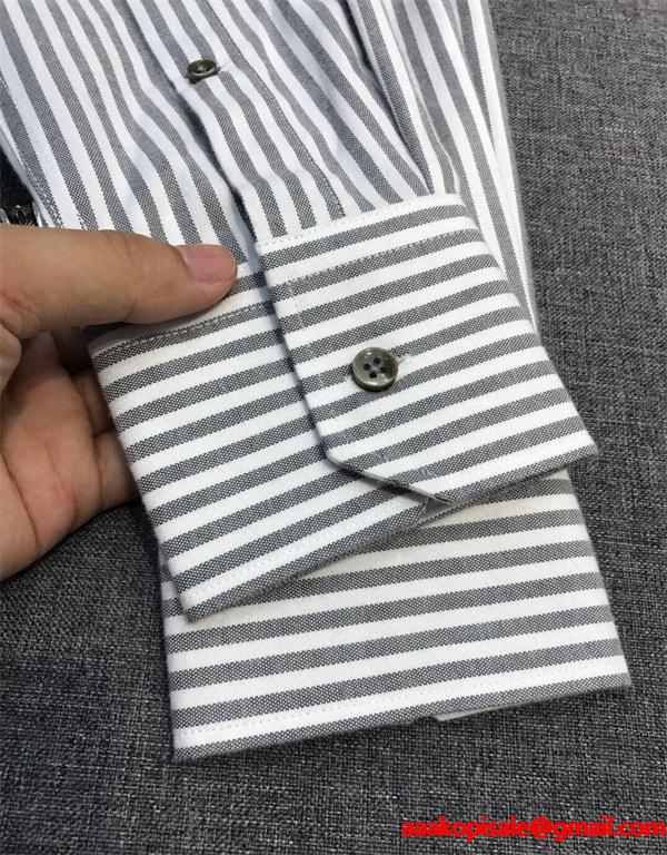 人气TOP❤THOM BROWNE トムブラウン長袖シャツコピー26SS  トレンドおしゃれ通勤上質アイテム