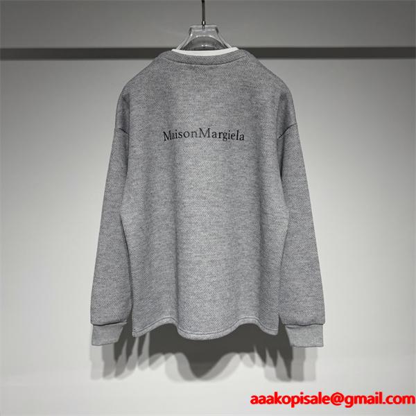 人気No1❤マルタン・マルジェラコピースポーツウェア風 半ジップパーカープルオーバータイプMartin Margiela限定発売！