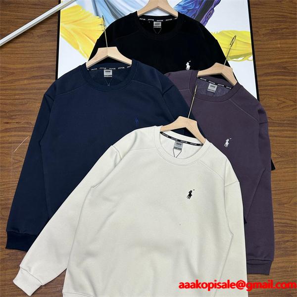 定番モデル ベーシック映え 刺繍 スウェット 人気 Polo Ralph Lauren ポロ ラルフローレン コピー