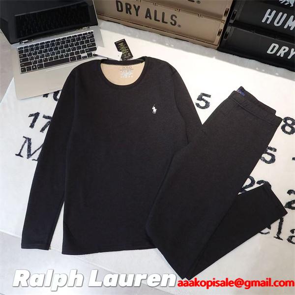 最新トレンド採用 快適 Polo Ralph Lauren ポロ ラルフローレン コピー インナー 刺繍 リラックス ブラック