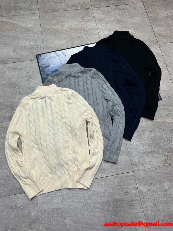 温かさ重視 本格派デザイン ニット Polo Ralph Lauren ポロ ラルフローレン コピー 冬仕様モデル