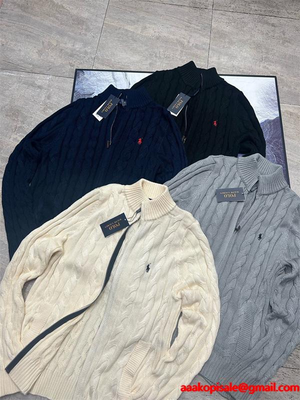 温かさ重視 本格派デザイン ニット Polo Ralph Lauren ポロ ラルフローレン コピー 冬仕様モデル