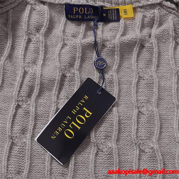  防寒重視 クラシック Polo Ralph Lauren ポロ ラルフローレン コピー ケーブル編み ニット 冬映え