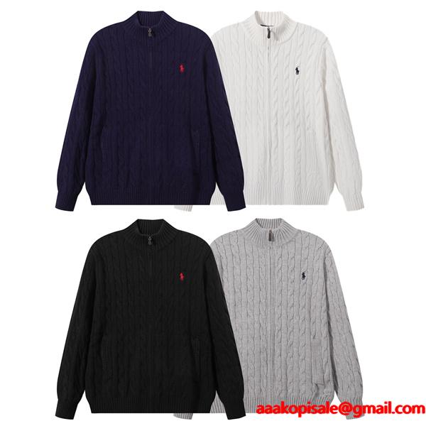  防寒重視 クラシック Polo Ralph Lauren ポロ ラルフローレン コピー ケーブル編み ニット 冬映え