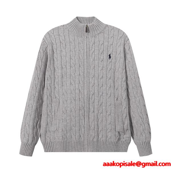  防寒重視 クラシック Polo Ralph Lauren ポロ ラルフローレン コピー ケーブル編み ニット 冬映え
