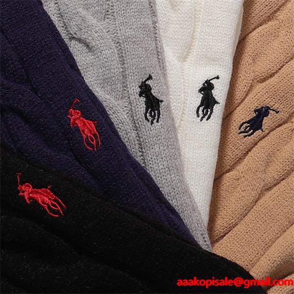 多色展開 実用性抜群 立体ケーブル Polo Ralph Lauren ポロ ラルフローレン コピー ニットセーター