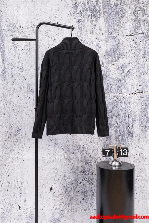 上質ケーブル編み ハーフジップ ニット Polo Ralph Lauren ポロ ラルフローレン コピー メンズ 長袖 冬向けトップス