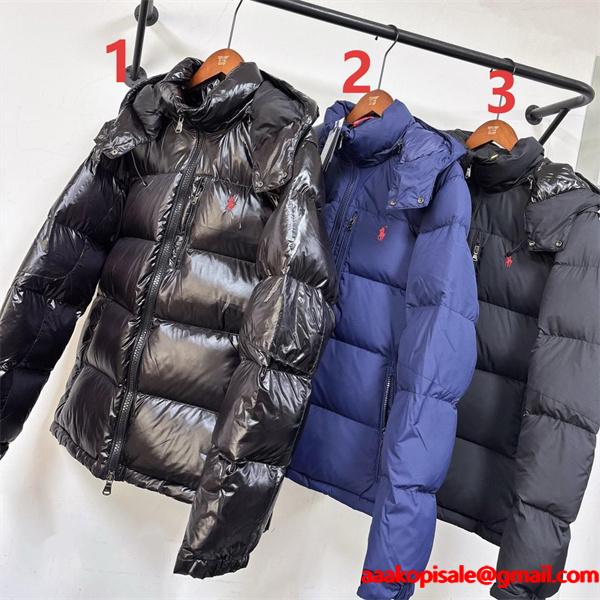 本格防寒モデル フード付き ダウンジャケット メンズ 冬用アウター Polo Ralph Lauren ポロ ラルフローレン コピー