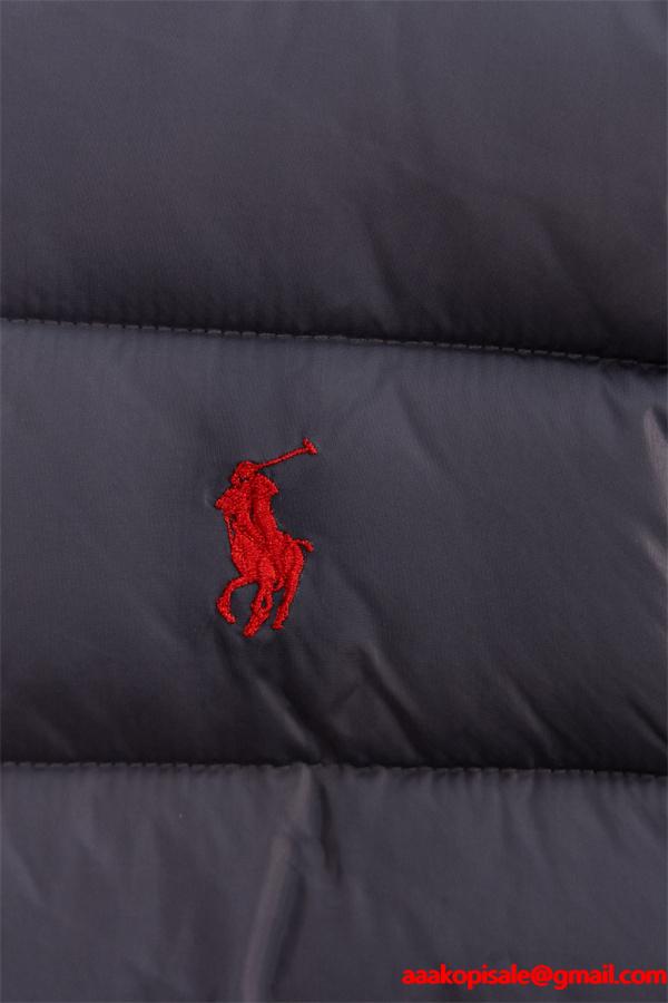 機能性重視 スタンドカラー Polo Ralph Lauren ポロ ラルフローレン コピー ダウンベスト メンズ 防風仕様 軽やか
