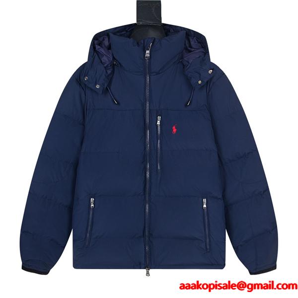 Polo Ralph Lauren ポロ ラルフローレン コピー ダウンジャケット メンズ フード付き 中綿 防寒 冬 