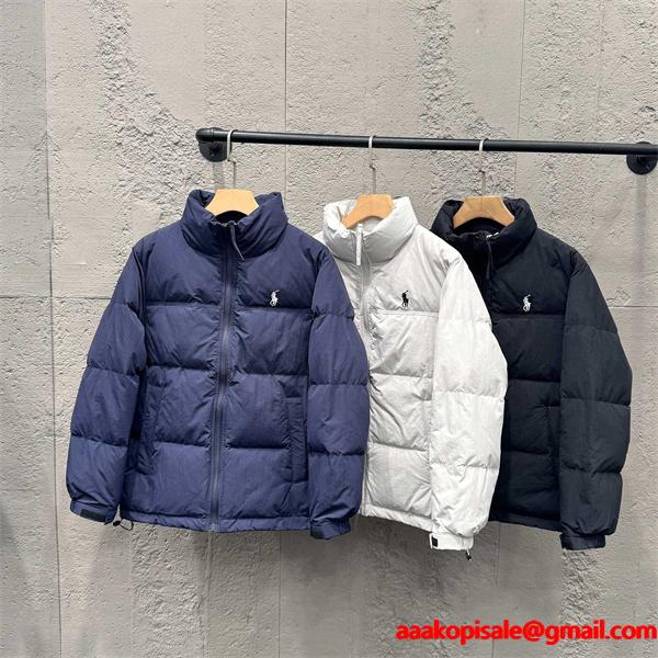 ショートダウン メンズ 中綿 ジャケット 防寒 軽量 秋冬  Polo Ralph Lauren ポロ ラルフローレン コピー