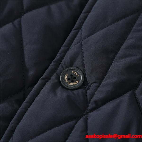中綿ジャケット 防寒 秋冬 Polo Ralph Lauren ポロ ラルフローレン コピー ボタン留め カジュアル