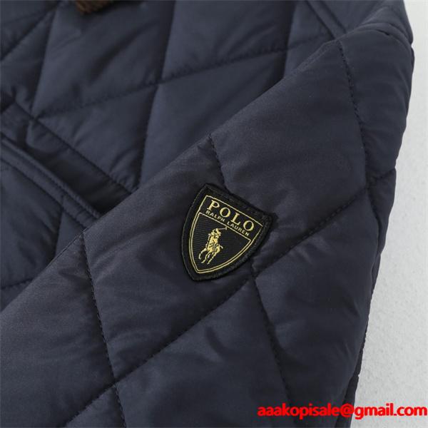中綿ジャケット 防寒 秋冬 Polo Ralph Lauren ポロ ラルフローレン コピー ボタン留め カジュアル