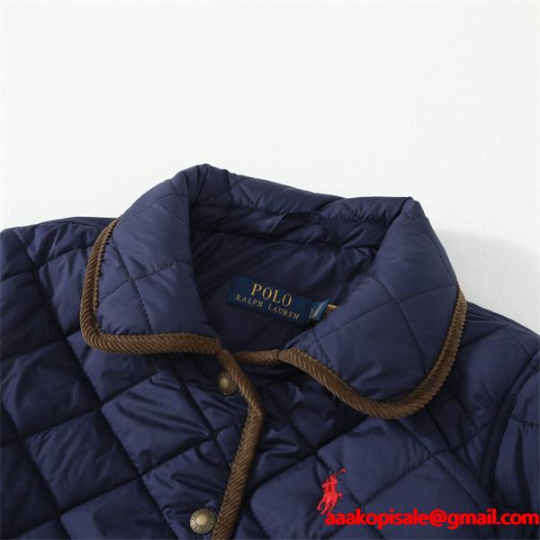 Polo Ralph Lauren ポロ ラルフローレン コピー キルティングジャケット防寒 秋冬 シンプル デイリー