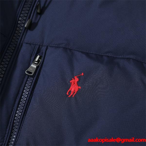Polo Ralph Lauren ポロ ラルフローレン コピー ダウンジャケット防寒 冬 アウター フード付き カジュアル  