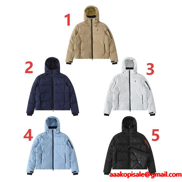 ダウンジャケット フード付き 防寒 軽量 シンプル Polo Ralph Lauren ポロ ラルフローレン コピー