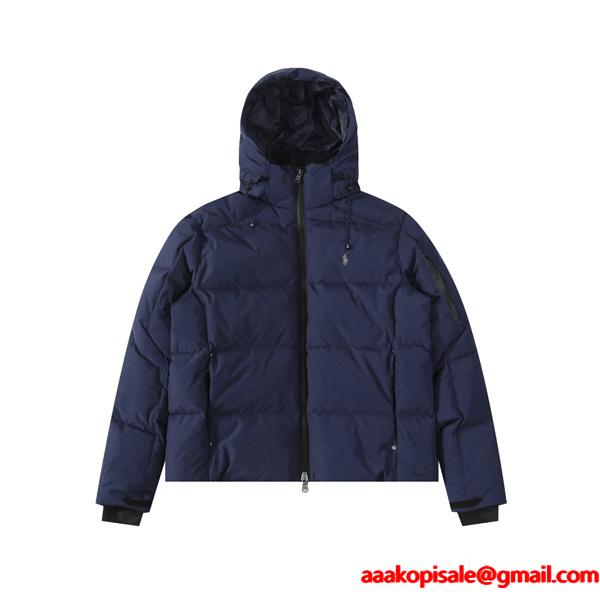 ダウンジャケット フード付き 防寒 軽量 シンプル Polo Ralph Lauren ポロ ラルフローレン コピー