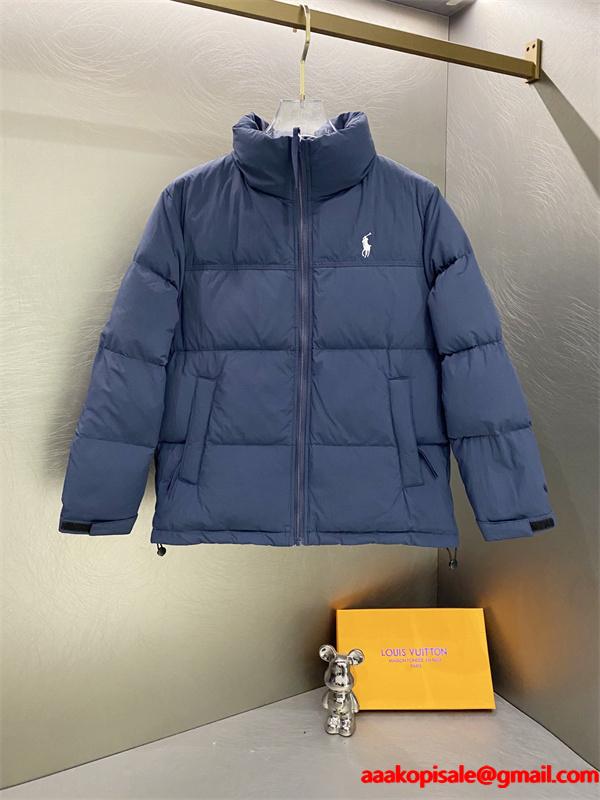 Polo Ralph Lauren ポロ ラルフローレン コピー ダウンジャケット冬 アウター スタンドカラー シンプル