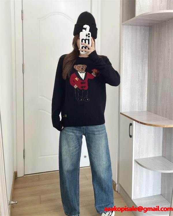 Polo Ralph Lauren ポロ ラルフローレン コピー ニット セーター トップス 秋冬 カジュアル 可愛い