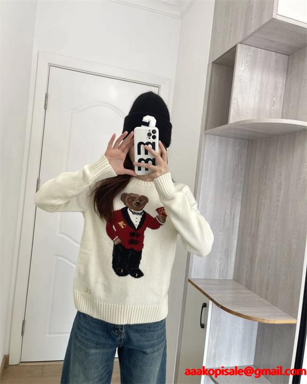 Polo Ralph Lauren ポロ ラルフローレン コピー ニット セーター トップス 秋冬 カジュアル 可愛い
