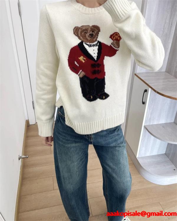 Polo Ralph Lauren ポロ ラルフローレン コピー ニット セーター トップス 秋冬 カジュアル 可愛い