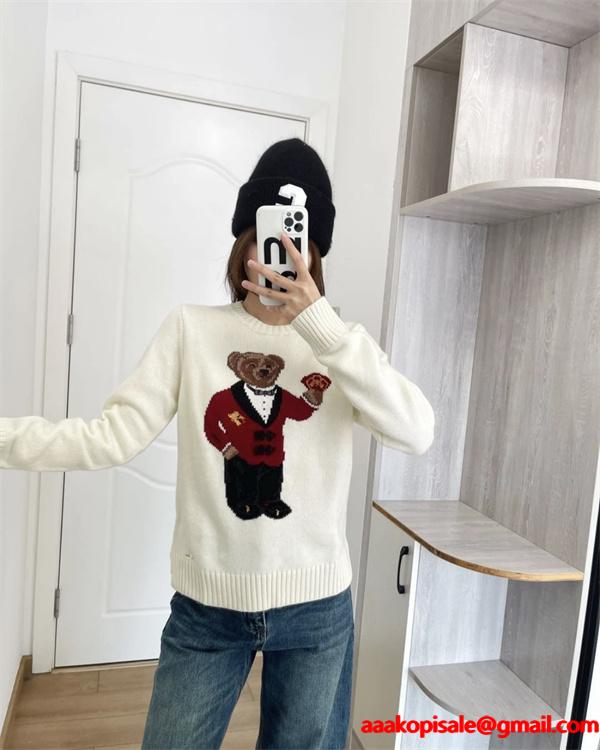 Polo Ralph Lauren ポロ ラルフローレン コピー ニット セーター トップス 秋冬 カジュアル 可愛い